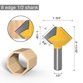 Bird's Mouth Router Bit (Option: Style B-Q1pc)