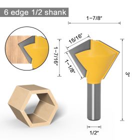 Bird's Mouth Router Bit (Option: Style A-Q1pc)